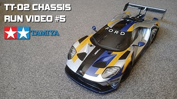 Tamiya TT-02 - Run Video #5 - Ford GT Body