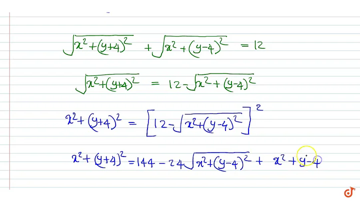 Let `A(0,-4)` and `B (0,4)` be two fixed points. Find the locus of a point `P` which moves so t...