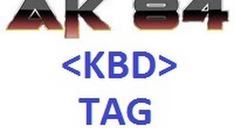 html 5 tutorial in hindi 79 kbd tag