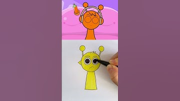 Simon becomes Oren for Pinki! 🟡🔄🟠 #sprunki #shorts