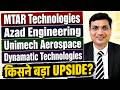 MTAR Tech vs Azad Engineering vs Unimech vs Dynamatic | कौनसा Aerospace Stock आगे और भाग सकता है?