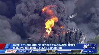 Famous Illinois chemical plant explosion, fires prompt evacuations Wealth