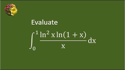 Using Gamma, eta and zeta function to solve logarithmic integral (ln^2 x ln(1 + x))/x dx from 0 to 1