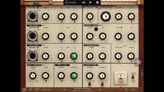 Inter-app CV Control... iVCS3 Filter Controlled by Model15 CV via AUDIO Connection