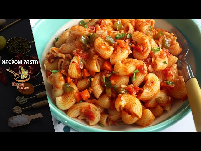 Macaroni Recipe  Macaroni Pasta Recipe - Sharmis Passions