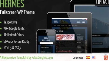 Hermes - Fullscreen Premium WordPress Theme + Download