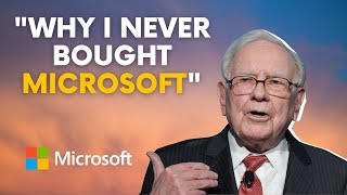 Celebrity Warren Buffett: "Why I NEVER Bought Microsoft" Net Worth