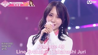 Produce 48 Line Evolution Takahashi Juri