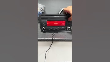 Audi radio code giriş