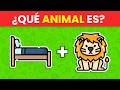 Adivina 50 ANIMALES por los EMOJIS 🐻➕🐜| ¿Cuánto sabes de ANIMALES? 😎✅