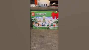 Minecraft LEGO Christmas Calendar Day 7 Unboxing Mini Iron Golem #minecraft #minecraftmovie #lego