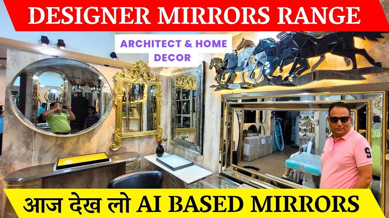 Designer mirrors for home decor -Premium mirrors manufacturer for interior /Glassma mirrors wall art