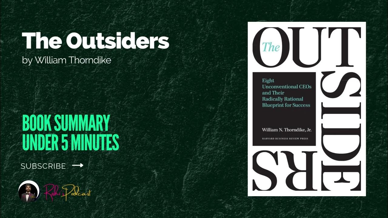 the outsiders book review william thorndike