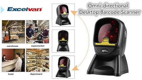 【NEW】How to use Excelvan Omni-directional Desktop Barcode Scanner Barcode Reader
