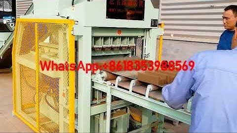 HBY4-10 full automatic interlocking clay soil mud brick block making machine
