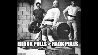 Block Pulls--When, Why & How