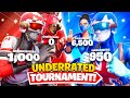 I Hosted an UNDERRATED YOUTUBER Tournament for $100 in Fortnite... (0 subscribers)