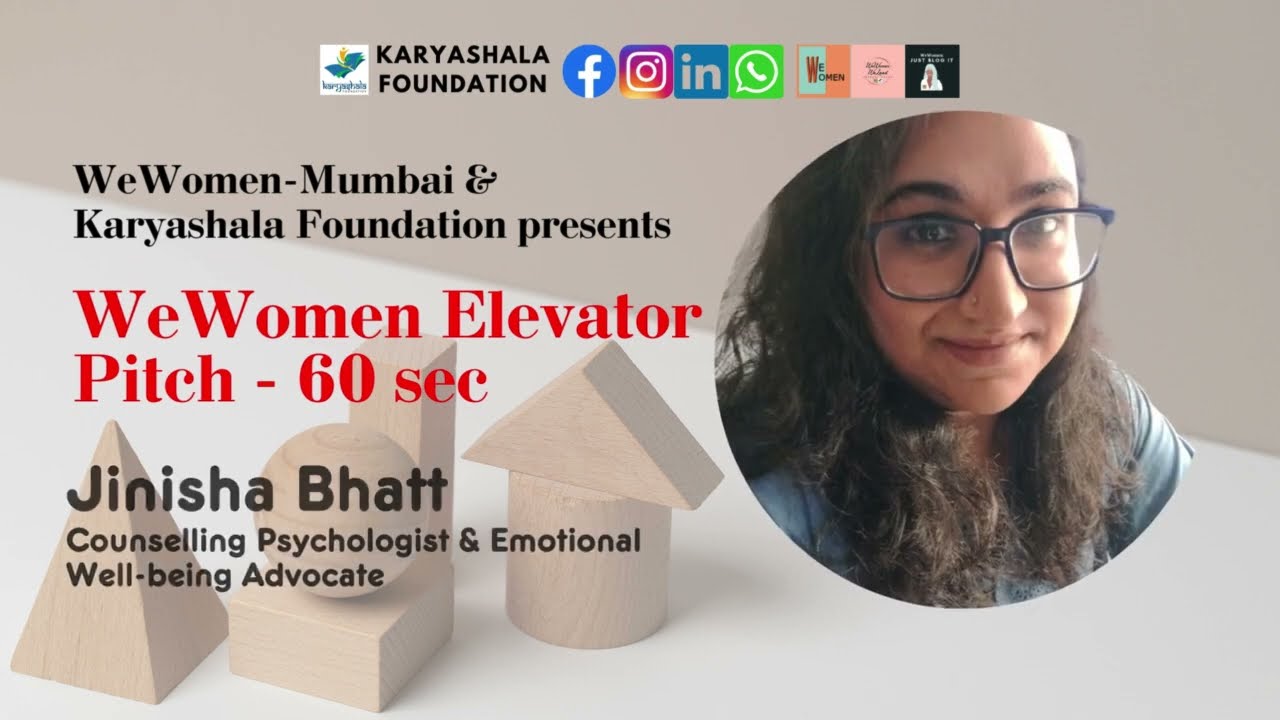 Karyashala Foundation & WeWomen Mumbai | WeWomen Elevator Pitch 2024: Jinisha Bhatt
