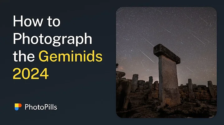 How to Photograph the Geminids Meteor Shower 2024 | Step by Step Tutorial