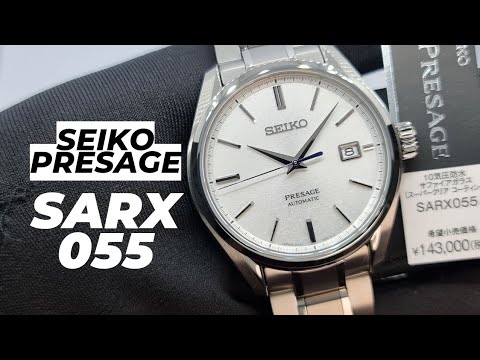 4K] Seiko Presage Automatic 'Baby Snowflake' Titanium SARX055 - YouTube