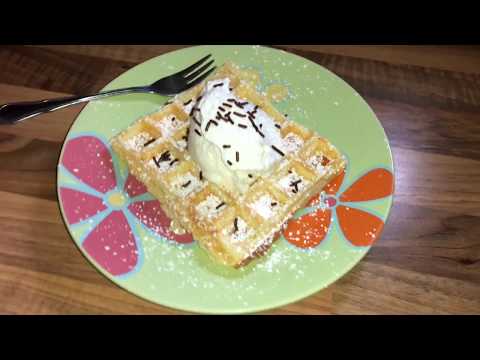 Brüsseler Waffeln (ohne Hefe) mit Tefal Snack Collection SW852D Waffeleisen herstellen Grund Rezept