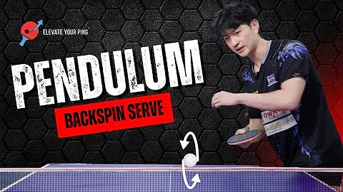 How to Do a Pendulum Backspin Serve in Table Tennis