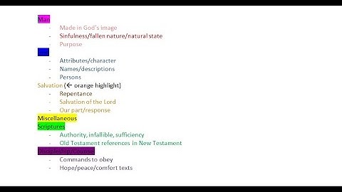 Bible Marking   My Color Coding System