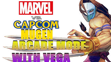 Marvel vs Capcom Mugen: w/ Vega Arcade Mode