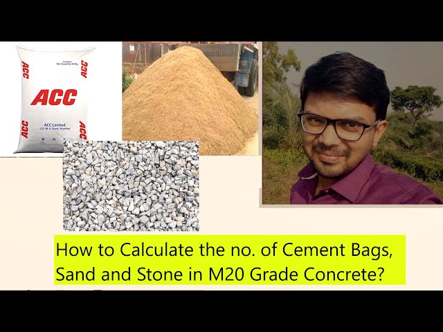 Quantity of Aggregate in 1m3 of concrete | Grade of concrete, Concrete mix  design, Cement design