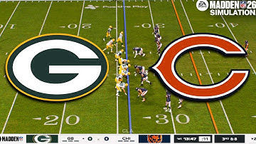 Packers vs Bears Simulation – Week 16 – 12/20/2025 | Madden 26 PS5