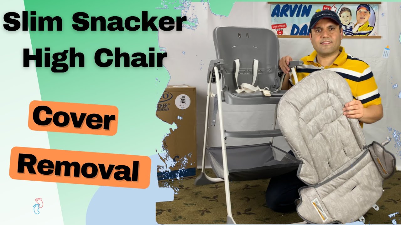 Graco Slim Snacker High Chair Cover Removal (Graco High Chair Cleaning) [Cover Replacement]