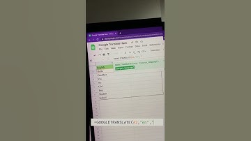 Excel Translation Trick