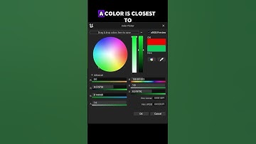 🎨 Color Theory, part 3: RGBA, Hue, Saturation, Value... What do these terms mean? #shorts #ue5