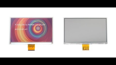 7-Color E-paper Display 7.3 inch Large Electronic Paper Screen, GDEY073D46