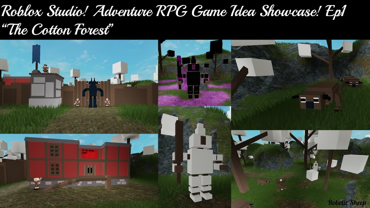 Roblox Studio Adventure Rpg Game Idea Showcase Ep1 The Cotton Forest Region Youtube - roblox rpg ideas