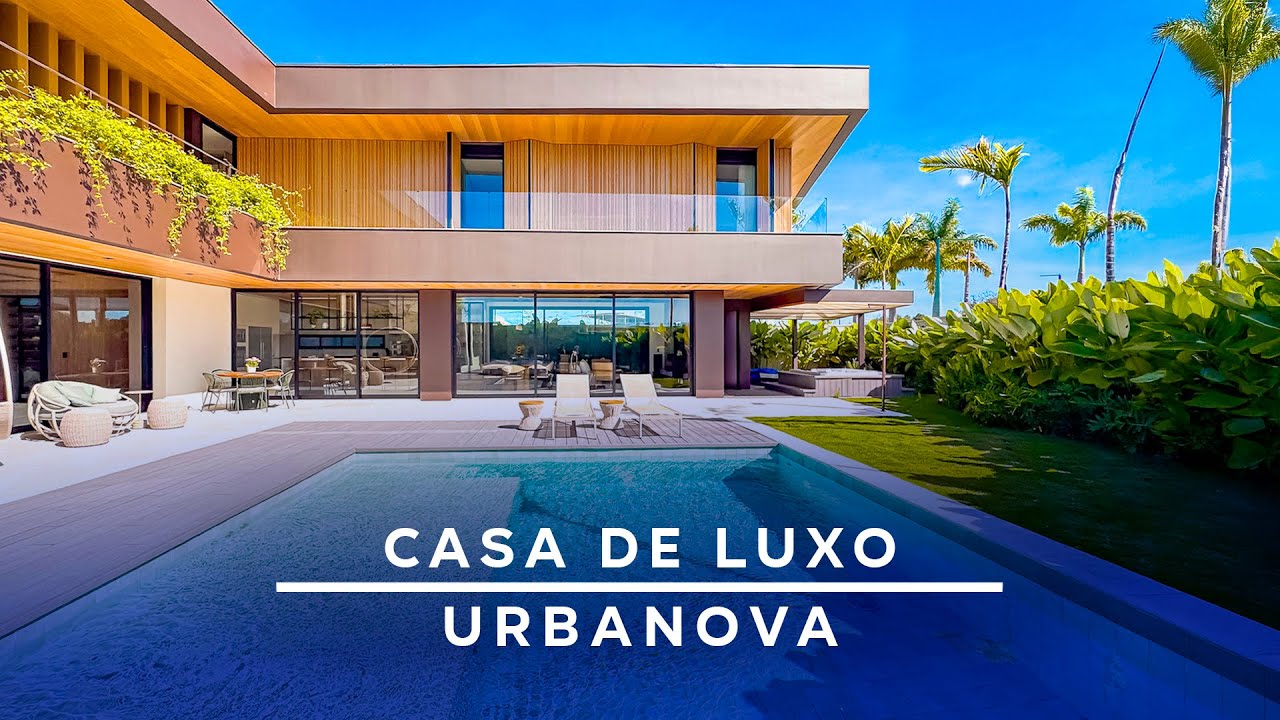 MANSÃO LUXUOSA COM 5 SUÍTES À VENDA EM CONDOMÍNIO FECHADO - URBANOVA - SÃO JOSÉ DOS CAMPOS-SP