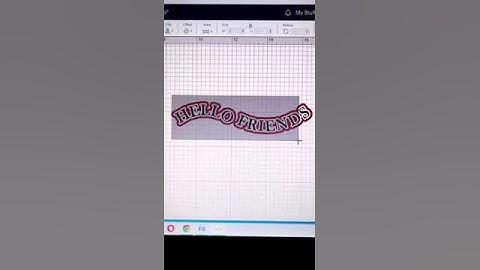 How To Curve Text On Cricut Design Space #shorts