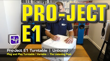 Pro-Ject E1 Plug and Play Turntable | The Listening Post | TLPCHC TLPWLG