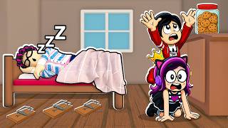 Karim and Kori steal all of Grandma's cookies on Roblox | Kori