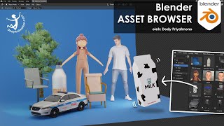 Tutorial Blender Asset Browser dan pose library || 🏆 Pengumuman Giveaway 🏆
