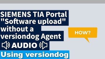 A workaround solution for TIA Portal with versiondog "Software upload"