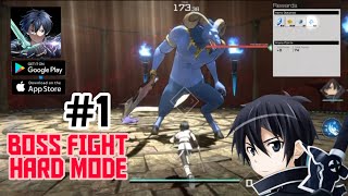 Sword Art Online VS - Boss Fight - Blue Eye Demon - Hard level -Game play | Android screenshot 3