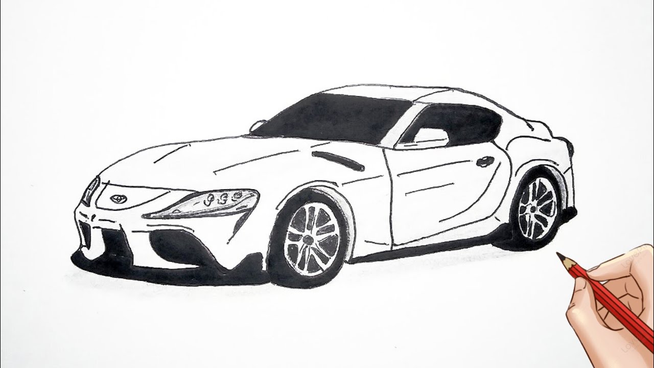 How To Draw A Toyota Supra Drawing Toyota Supra Mk5 A90 Step By Step How To Draw A Toyota Supra Drawing Toyota Supra Mk5 A90 Step By Step
