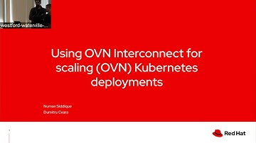 Using OVN Interconnect for scaling OVN Kubernetes deployments