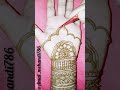 full hand design # stylish mehandi design ♥️#shorts # long # mehandi design