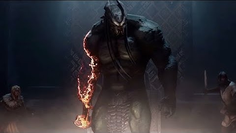 PREDATOR: KILLER OF KILLERS THE SHIELD (2025) Movie part 1 Predator Vs Vikings\Ursa Fight Scene HD