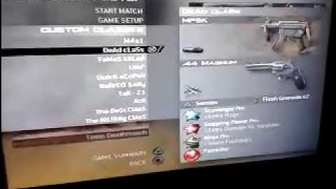 My custom classes *MW2*