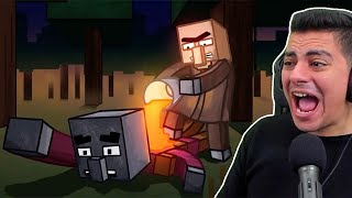 The Story of Minecraft's First Pillager !! - BEST MINECRAFT Cartoon Animation
