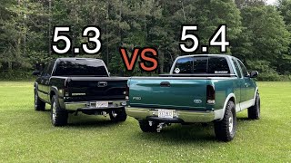 STRAIGHT PIPE SHOWDOWN  GMC VS FORD