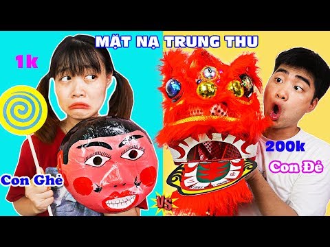 Video ĐẠI CHIẾN MẶT NẠ ĐẦU LÂN TRUNG THU CỦA CON GHẺ VÀ CON... - youtube